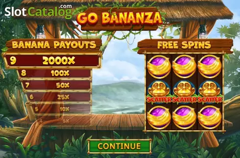Скрин2. Go Bananza слот
