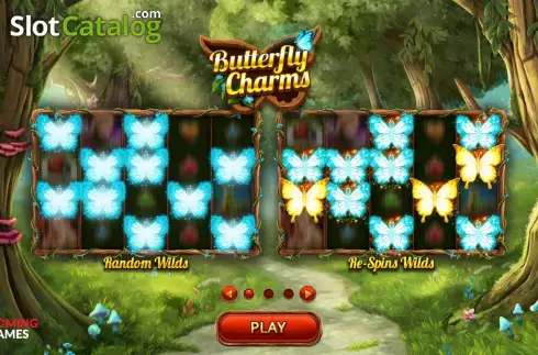 Скрин2. Butterfly Charms слот