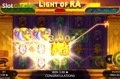 Скрин5. Light of Ra слот