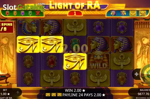Скрин9. Light of Ra слот