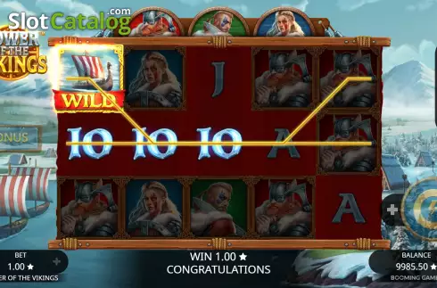 Скрин4. Power of the Vikings слот