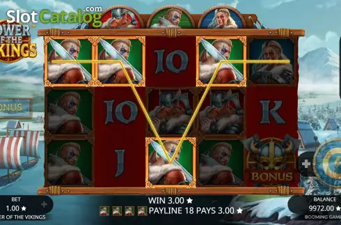 Скрин5. Power of the Vikings слот