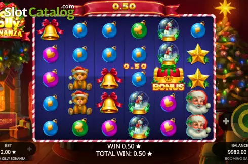 Скрин3. Holly Jolly Bonanza слот