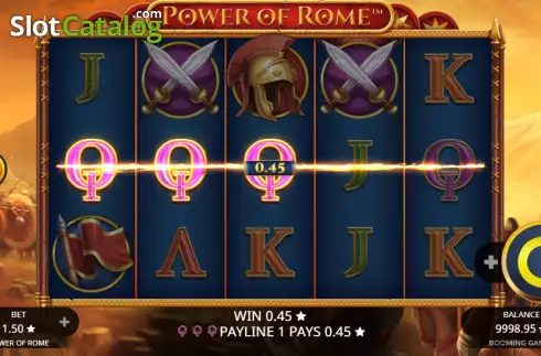 Скрин3. Power of Rome слот
