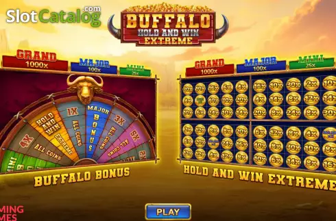 Скрин2. Buffalo Hold and Win Extreme слот