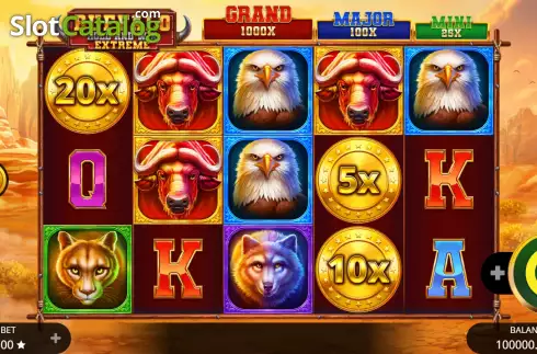 Скрин3. Buffalo Hold and Win Extreme слот