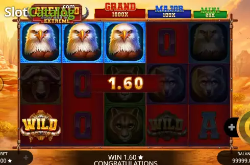 Скрин4. Buffalo Hold and Win Extreme слот
