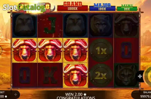 Скрин5. Buffalo Hold and Win Extreme слот