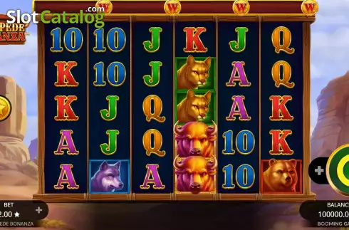 Скрин2. Stampede Bonanza слот