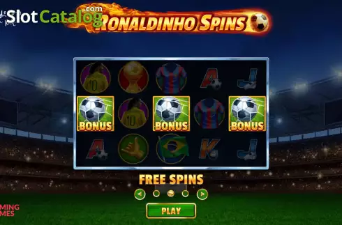 Скрин2. Ronaldinho Spins слот