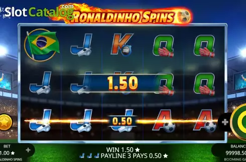 Скрин4. Ronaldinho Spins слот