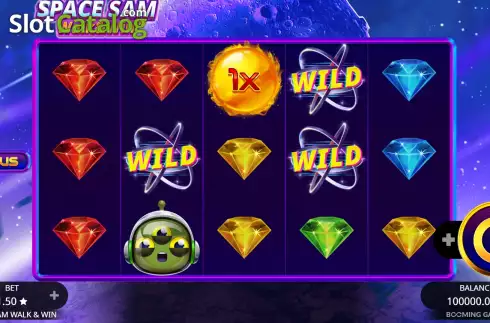 Скрин2. Space Sam Walk and Win слот
