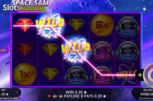 Скрин3. Space Sam Walk and Win слот