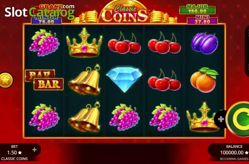 Скрин2. Classic Coins слот