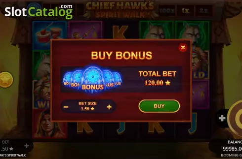 Скрин3. Chief Hawk's Spirit Walk слот