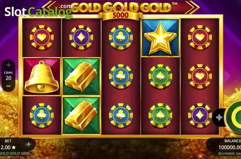 Скрин2. Gold Gold Gold 5000 слот