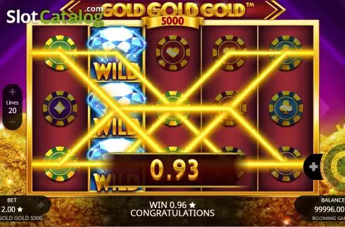 Скрин3. Gold Gold Gold 5000 слот