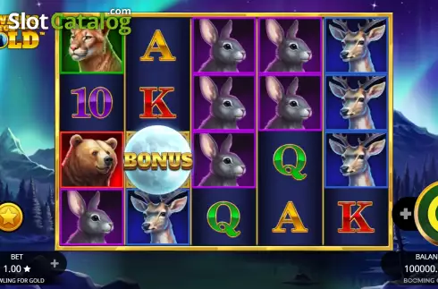 Скрин2. Howling for Gold слот