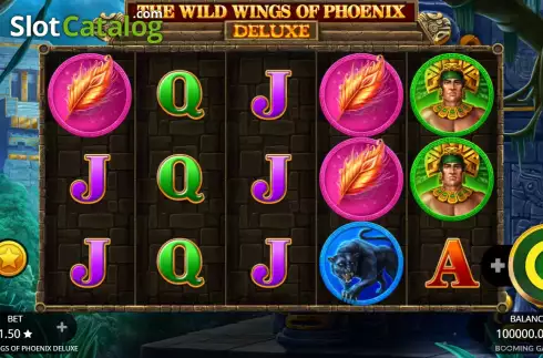 Скрин2. The Wild Wings of Phoenix Deluxe слот