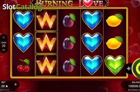 Скрин2. Burning Love слот