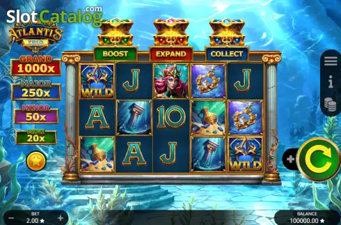 Скрин2. Power of Atlantis Trio слот