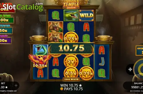 Скрин3. Forbidden Temple Power Hit слот