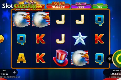 Скрин2. Liberty and Freedom Hold and Win Extreme 10,000 слот