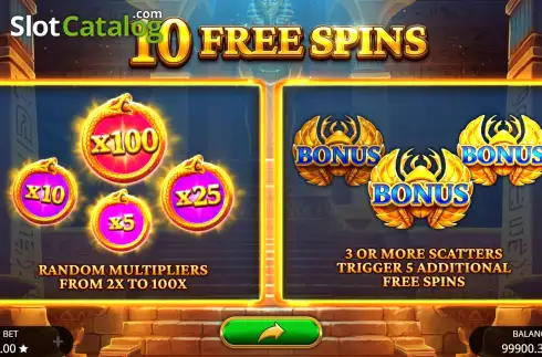 Скрин9. Ra´s Relics Bonanza слот