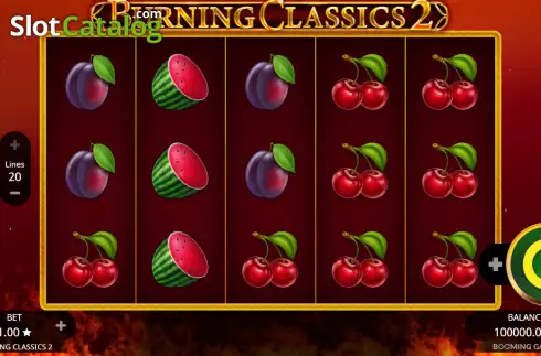 Скрин2. Burning Classics 2 слот