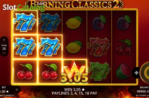 Скрин3. Burning Classics 2 слот