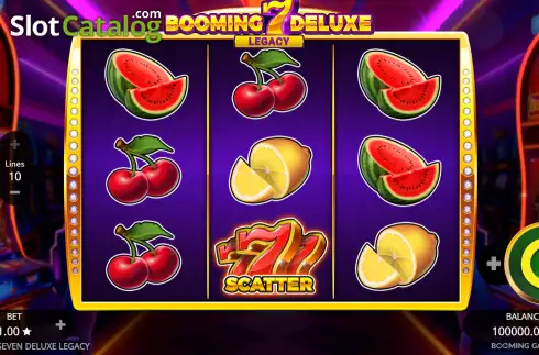 Скрин2. Booming 7 Deluxe Legacy слот