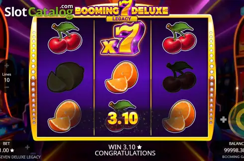 Скрин3. Booming 7 Deluxe Legacy слот