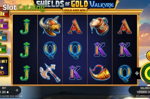 Скрин2. Shields of Gold Valkyrie Hold and Win слот