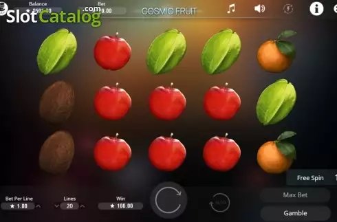 Скрин5. Cosmic Fruit слот