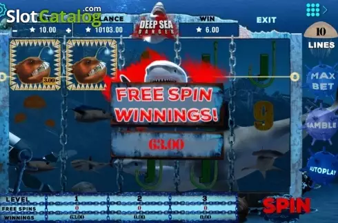 Скрин5. Deep Sea Danger слот