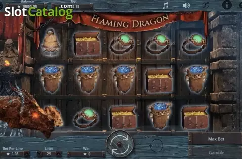 Скрин4. Flaming Dragon слот
