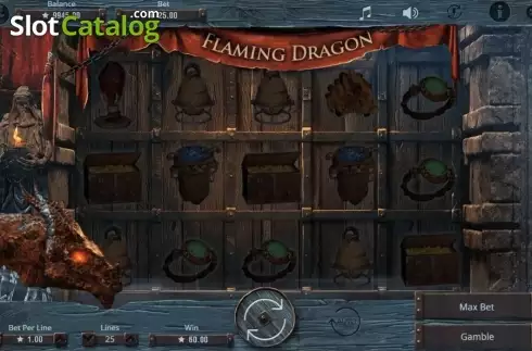 Скрин5. Flaming Dragon слот
