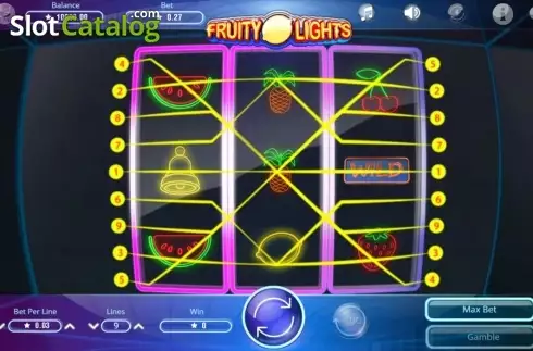 Скрин3. Fruity Lights слот