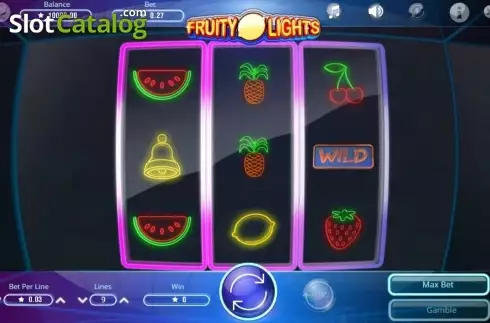 Скрин4. Fruity Lights слот