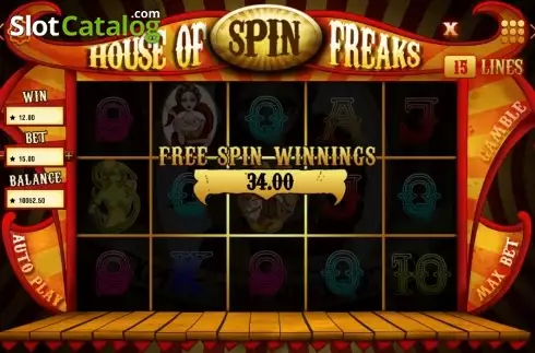 Скрин8. House fo Freaks слот