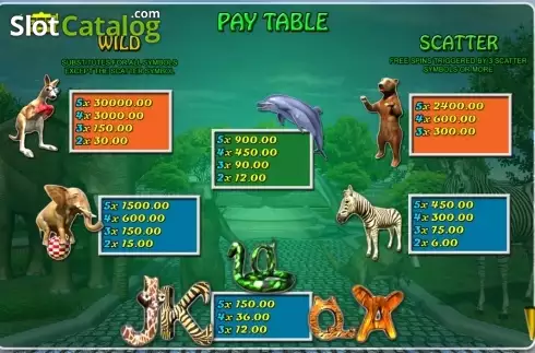 Скрин2. Animal Party слот