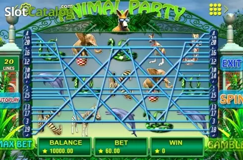 Скрин3. Animal Party слот