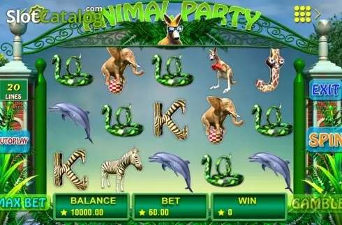 Скрин4. Animal Party слот