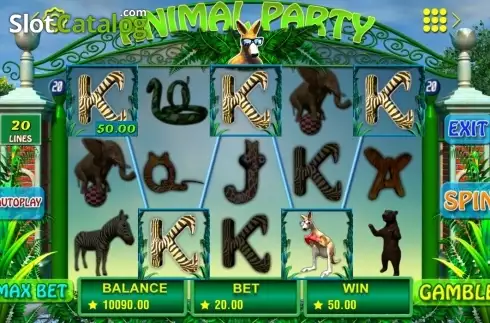 Скрин6. Animal Party слот