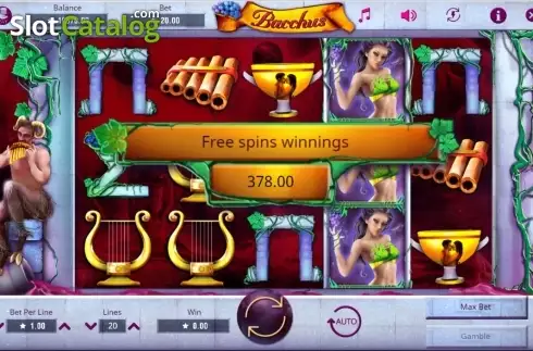 Скрин6. Bacchus слот