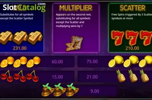 Скрин2. Booming Seven Deluxe слот