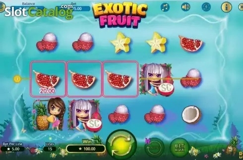 Скрин5. Exotic Fruit слот