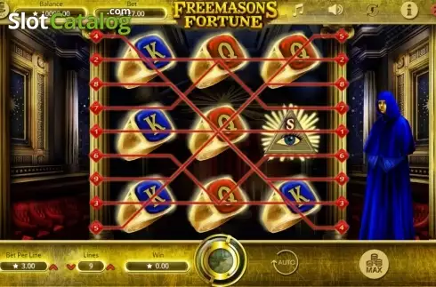 Скрин3. Freemasons' Fortunes слот