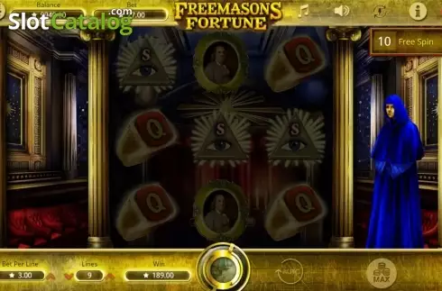 Скрин5. Freemasons' Fortunes слот