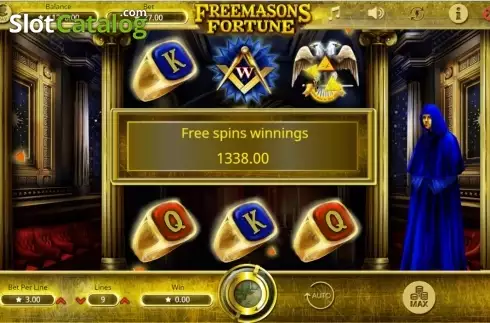 Скрин6. Freemasons' Fortunes слот